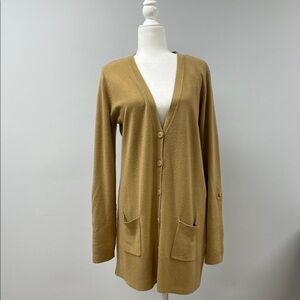 Chaus Camel Color Knit Cardigan